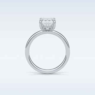 2.3 CT Solitaire Engagement Ring Featuring Emerald Moissanite 7