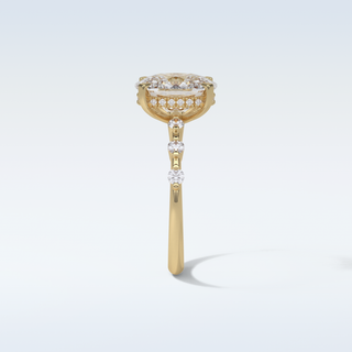 4 CT Dainty Engagement Ring Featuring Cushion Moissanite 11