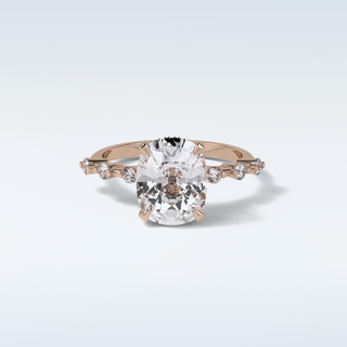 4 CT Dainty Engagement Ring Featuring Cushion Moissanite 15
