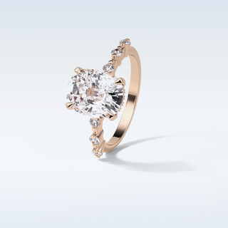 4 CT Dainty Engagement Ring Featuring Cushion Moissanite 20