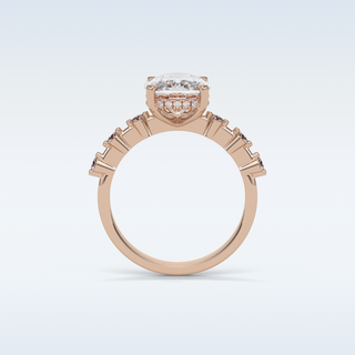 4 CT Dainty Engagement Ring Featuring Cushion Moissanite 21