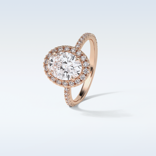 1.91 CT Halo & Pave Engagement Ring Featuring Oval Moissanite 20