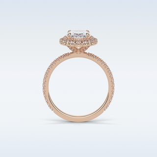 1.91 CT Halo & Pave Engagement Ring Featuring Oval Moissanite 21