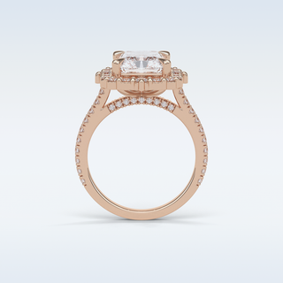 3.24 CT Halo Engagement Ring Featuring Radiant Moissanite 21