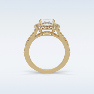 2.72 CT Oval Engagement Ring Featuring Oval Moissanite