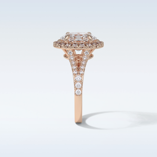 2.72 CT Oval Engagement Ring Featuring Oval Moissanite