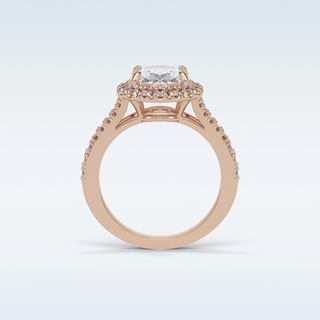 2.72 CT Oval Engagement Ring Featuring Oval Moissanite