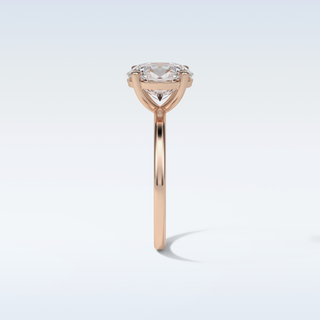 1.91 CT Solitaire Engagement Ring Featuring Oval Moissanite