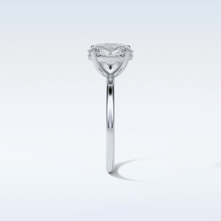 1.91 CT Solitaire Engagement Ring Featuring Oval Moissanite