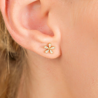 1.0 CT Round Bezel Solitaire Lab Grown Diamond Earrings