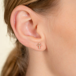 1.0 CT Round Bezel Solitaire Lab Grown Diamond Earrings