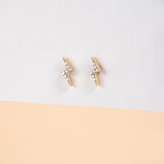 1.0 CT Round Bezel Solitaire Lab Grown Diamond Earrings