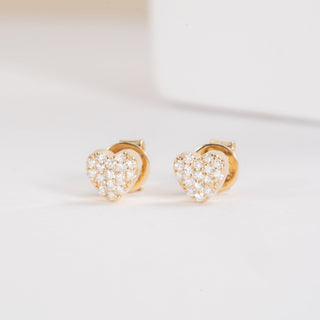 1.0 CT Round Bezel Solitaire Lab Grown Diamond Earrings