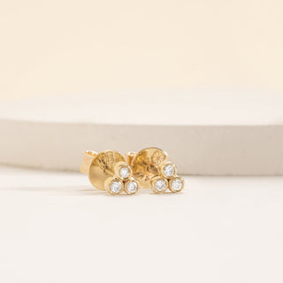 1.0 CT Round Bezel Solitaire Lab Grown Diamond Earrings