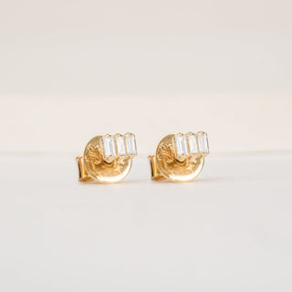 1.0 CT Round Bezel Solitaire Lab Grown Diamond Earrings