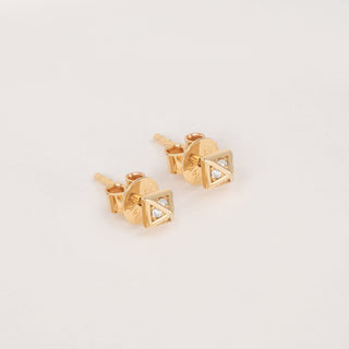 1.0 CT Round Bezel Solitaire Lab Grown Diamond Earrings
