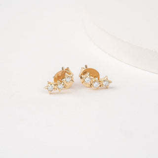 1.0 CT Round Bezel Solitaire Lab Grown Diamond Earrings