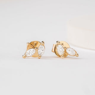 1.0 CT Round Bezel Solitaire Lab Grown Diamond Earrings