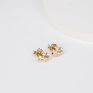 1.0 CT Round Bezel Solitaire Lab Grown Diamond Earrings