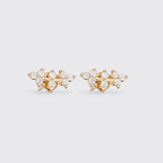 1.0 CT Round Bezel Solitaire Lab Grown Diamond Earrings