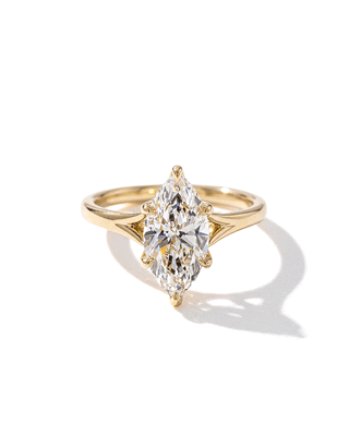 Emerald Pave Engagement Ring – 1 CT Lab Grown Diamond