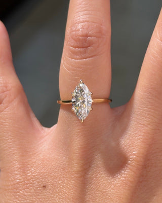 Emerald Pave Engagement Ring – 1 CT Lab Grown Diamond