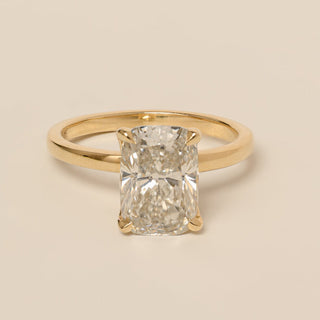 Emerald Pave Engagement Ring – 1 CT Lab Grown Diamond