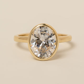 Emerald Pave Engagement Ring – 1 CT Lab Grown Diamond