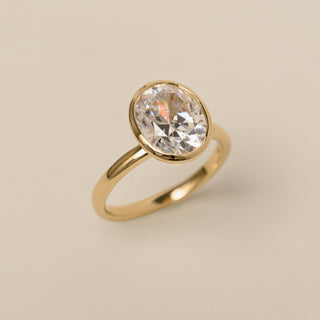 Emerald Pave Engagement Ring – 1 CT Lab Grown Diamond