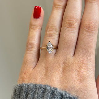 Emerald Pave Engagement Ring – 1 CT Lab Grown Diamond