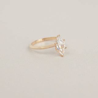 Emerald Pave Engagement Ring – 1 CT Lab Grown Diamond