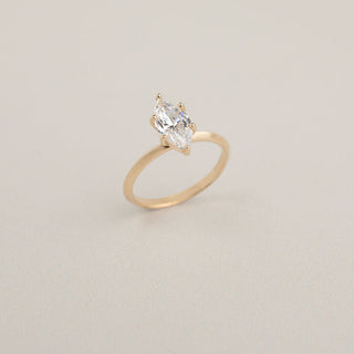 Emerald Pave Engagement Ring – 1 CT Lab Grown Diamond