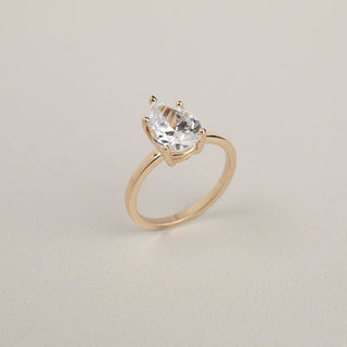 Emerald Pave Engagement Ring – 1 CT Lab Grown Diamond
