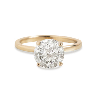 Emerald Pave Engagement Ring – 1 CT Lab Grown Diamond