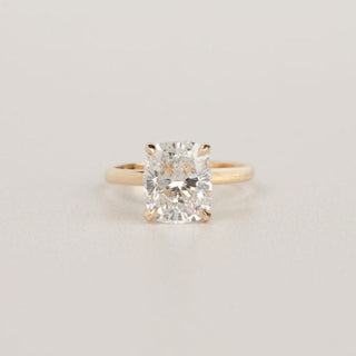 Emerald Pave Engagement Ring – 1 CT Lab Grown Diamond