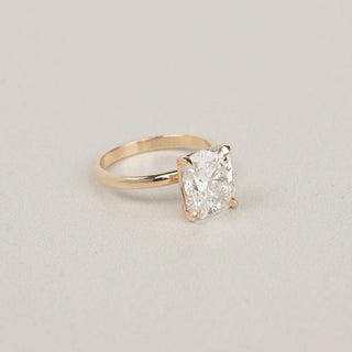 Emerald Pave Engagement Ring – 1 CT Lab Grown Diamond