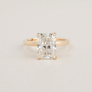 Emerald Pave Engagement Ring – 1 CT Lab Grown Diamond