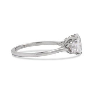 Emerald Pave Engagement Ring – 1 CT Lab Grown Diamond