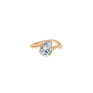 Emerald Pave Engagement Ring – 1 CT Lab Grown Diamond