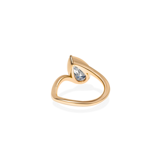 Emerald Pave Engagement Ring – 1 CT Lab Grown Diamond