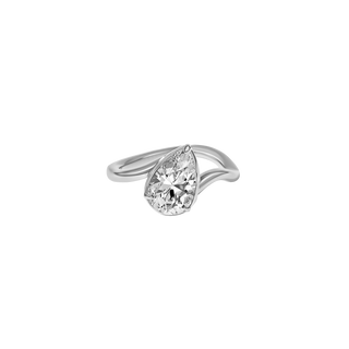 Emerald Pave Engagement Ring – 1 CT Lab Grown Diamond