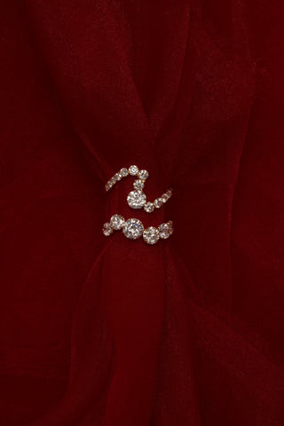 Emerald Pave Engagement Ring – 1 CT Lab Grown Diamond