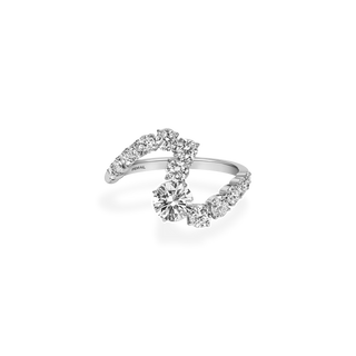 Emerald Pave Engagement Ring – 1 CT Lab Grown Diamond