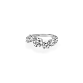 Emerald Pave Engagement Ring – 1 CT Lab Grown Diamond