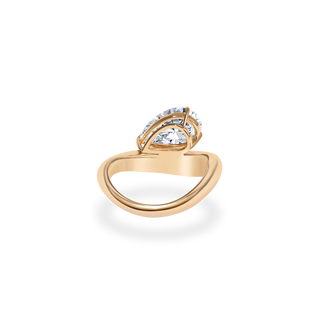 Emerald Pave Engagement Ring – 1 CT Lab Grown Diamond