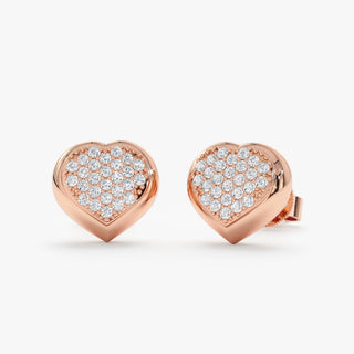 1.0 CT Round Bezel Solitaire Lab Grown Diamond Earrings