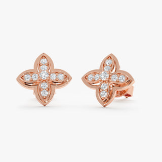 1.0 CT Round Bezel Solitaire Lab Grown Diamond Earrings