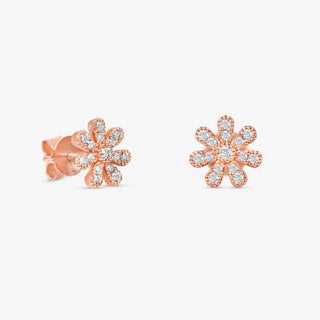1.0 CT Round Bezel Solitaire Lab Grown Diamond Earrings