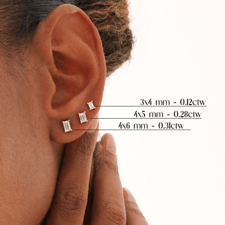 1.0 CT Round Bezel Solitaire Lab Grown Diamond Earrings