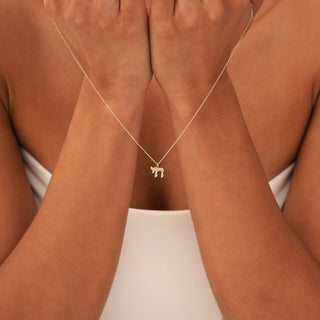 1.0 CT Round Bezel Solitaire Lab Grown Diamond Necklace